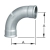 Curva raio longo femea 90G